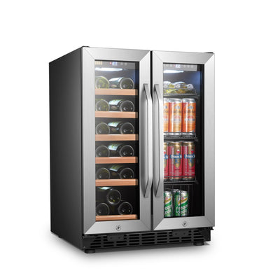 Lanbo 24 Inch Stainless Steel Wine and Beverage Cooler